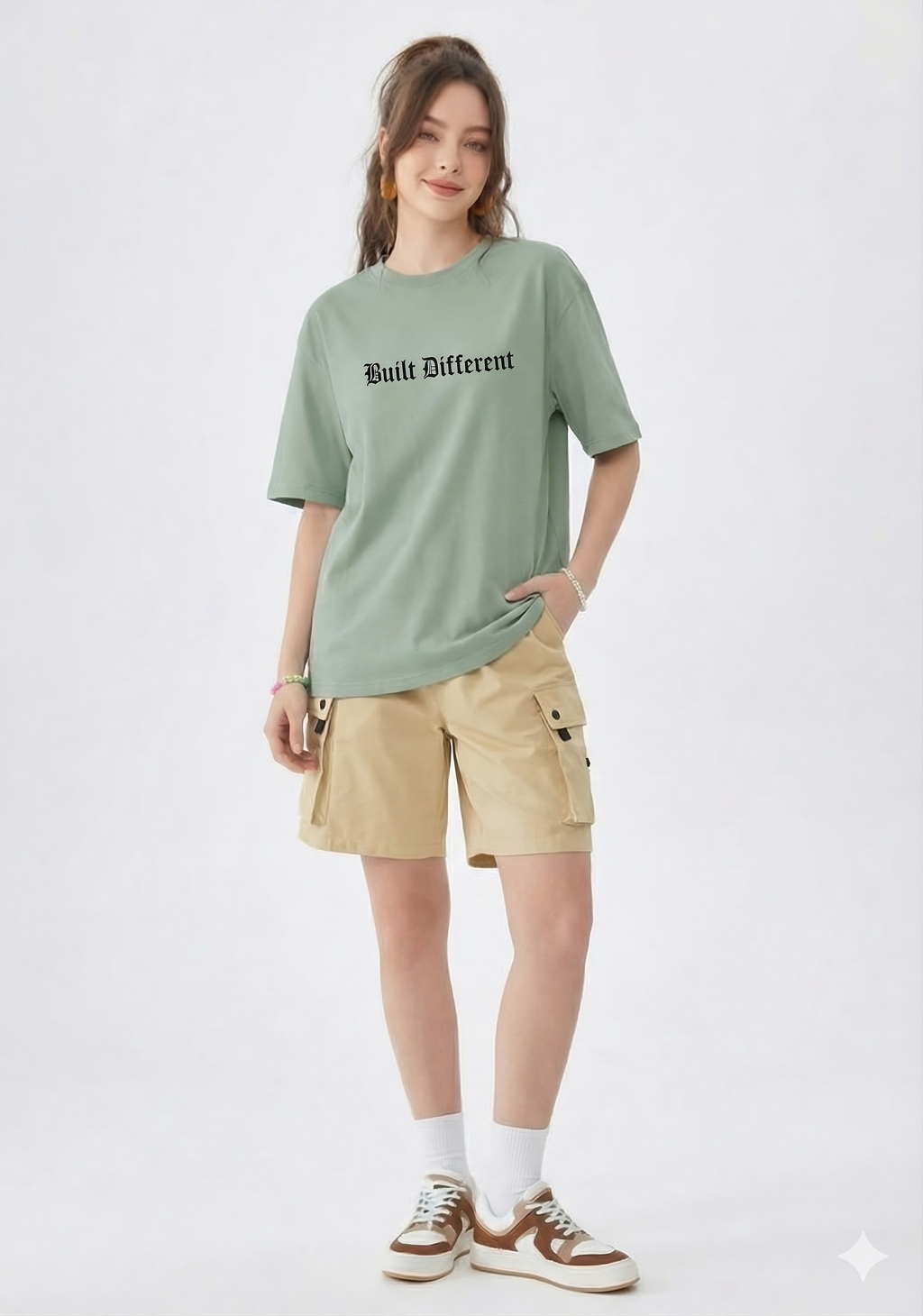 BUILT DIFFERENT Baggy Tee