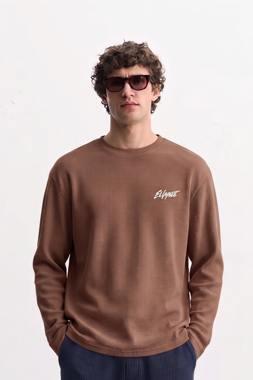 Waffle Knit wear - Brown