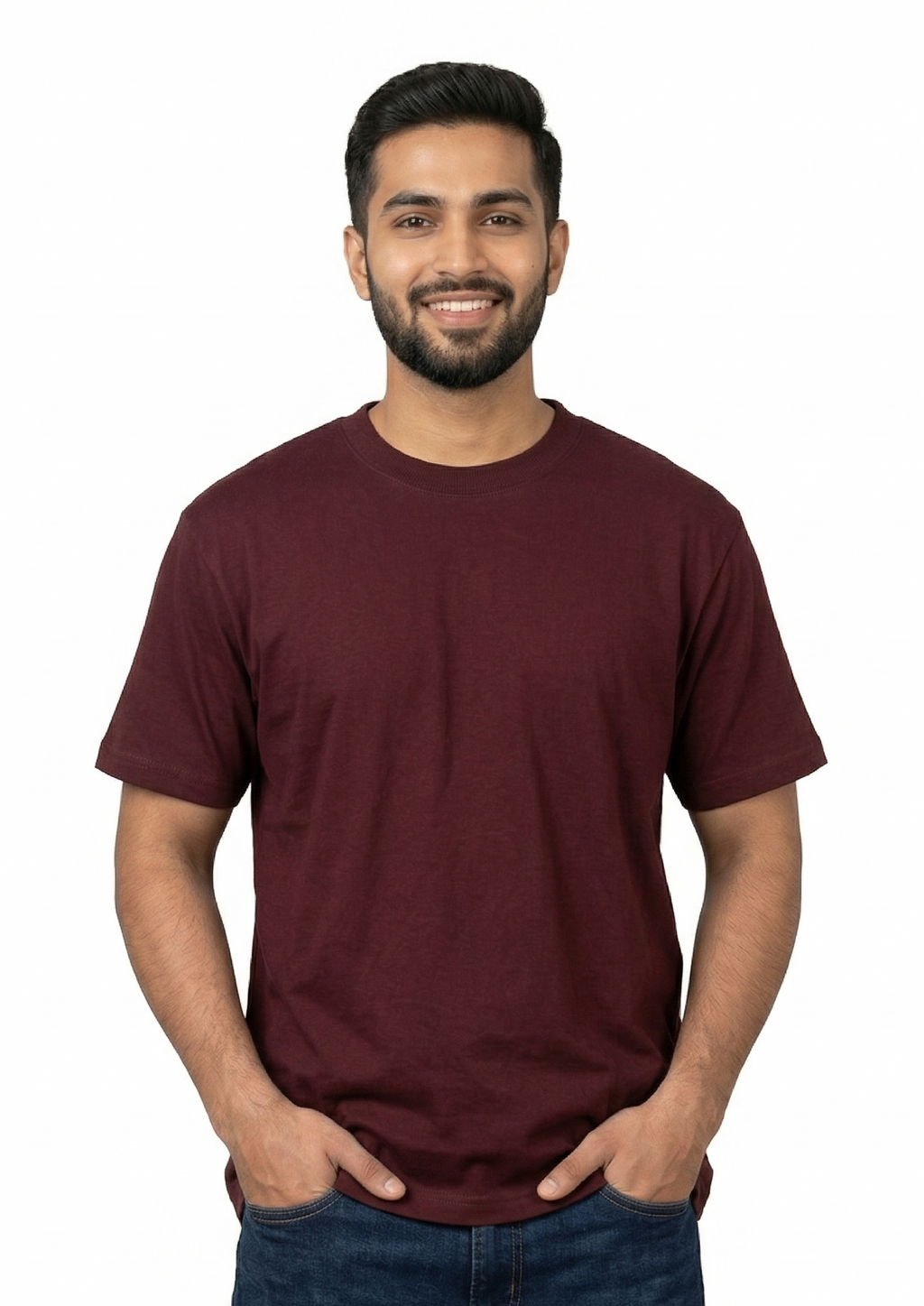 Basic Maroon - Regular Tee