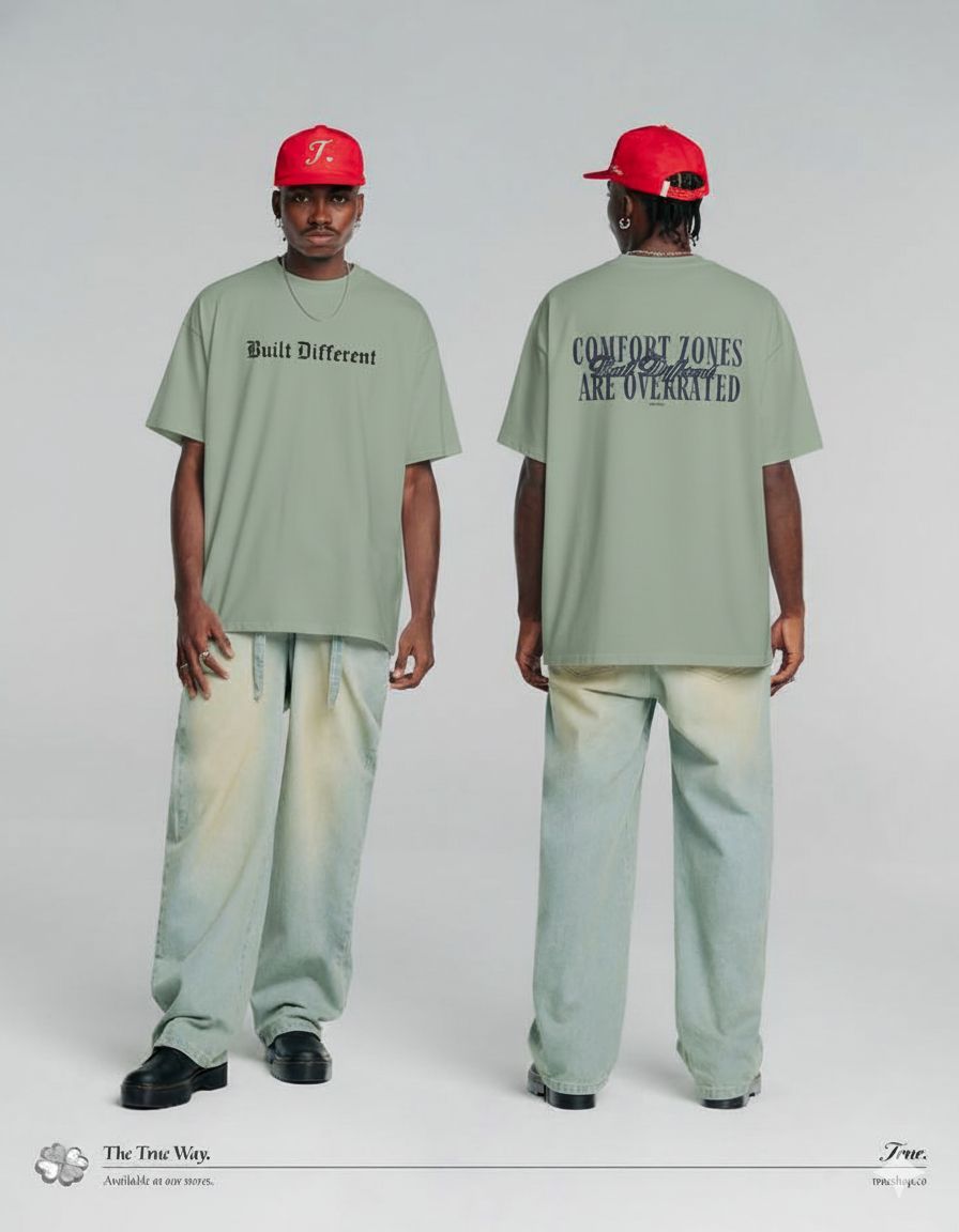 BUILT DIFFERENT Baggy Tee