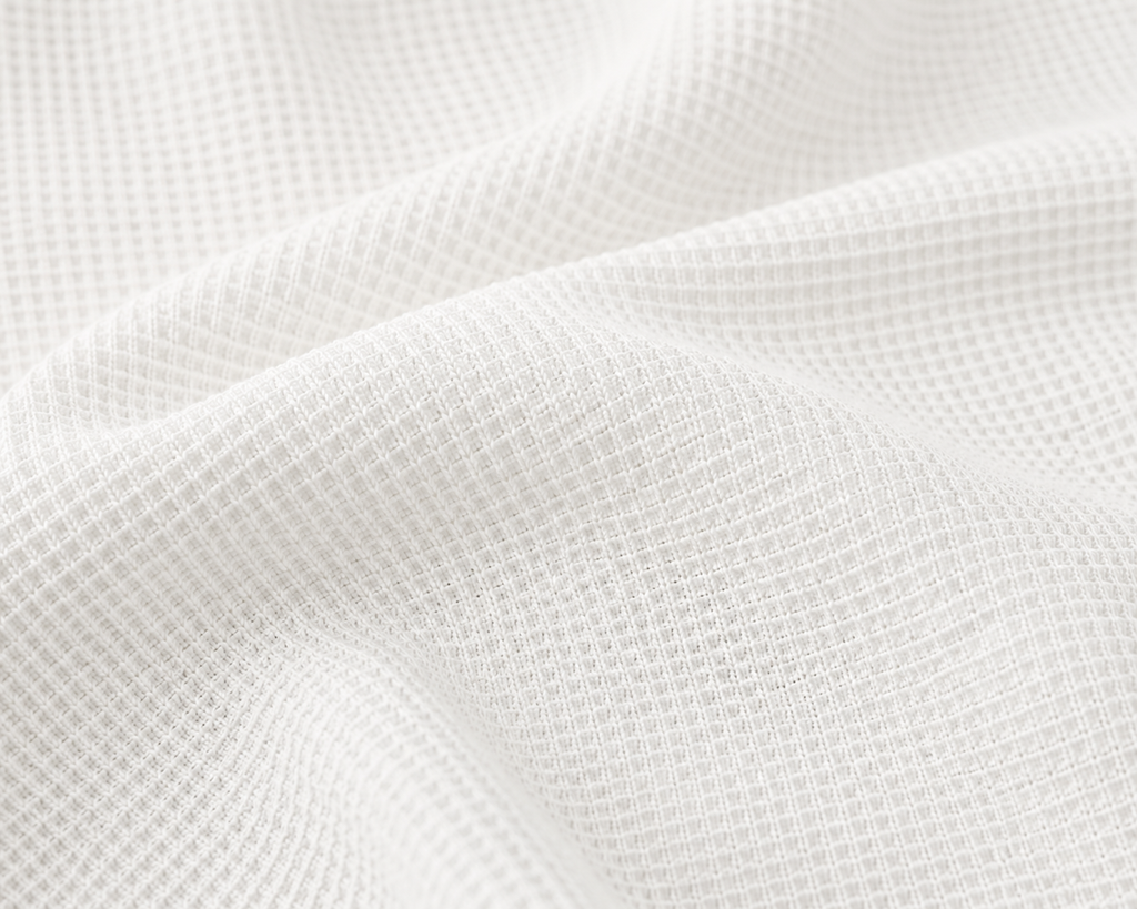 Waffle Knit wear - White