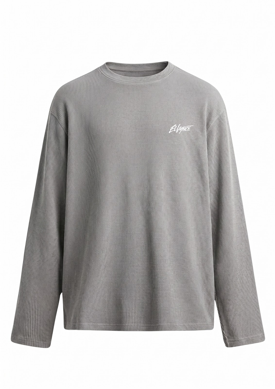 Grey Waffle Knit